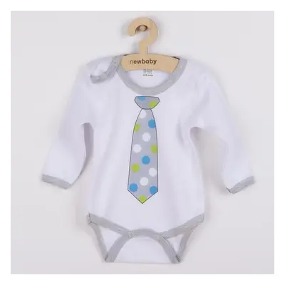 Body s potiskem New Baby s kravatou s puntíky 80 (9-12m)