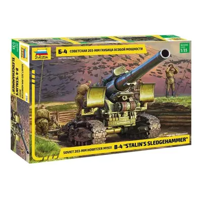 Model Kit military 3704 - M1931 (B-4) 203mm Howitzer WWII (1:35)