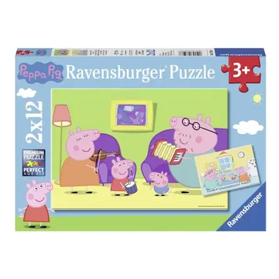 Ravensburger Prasátko Peppa 2x12 dílků