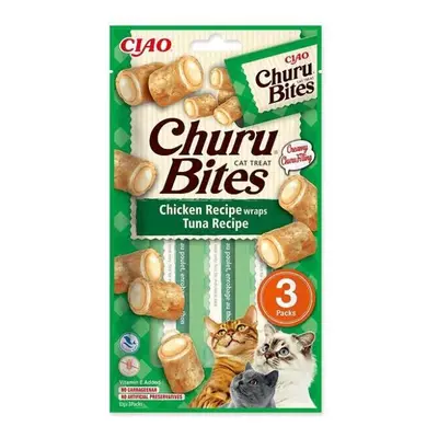 Pochoutka Churu Bites wraps kuře & tuňák 3x10g