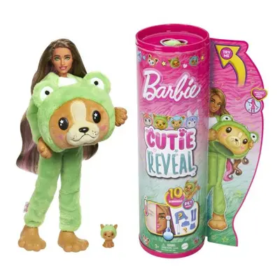 Barbie Cutie reveal v kostýmu - pejsek v zeleném kostýmu žabky