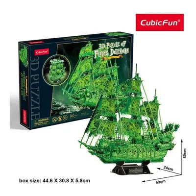 3D Puzzle Pirátská loď Létající Holanďan 360 dílků