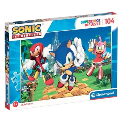 Clementoni - Puzzle 104 Sonic