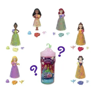 Disney Princess Color reveal Královská malá panenka s květinami ASST