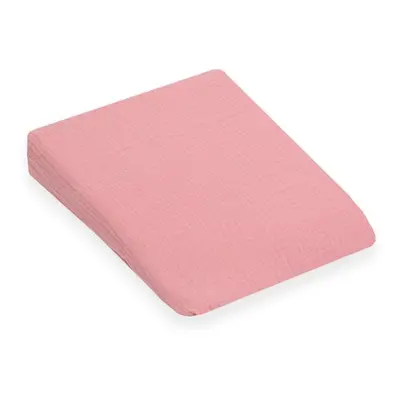 Mušelínový potah na dětský polštář - klín New Baby STANDARD 30x37cm pink