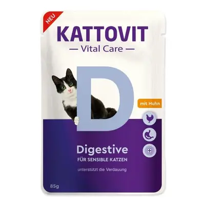 Kapsička Kattovit Vital Care Digestive kuře 85g