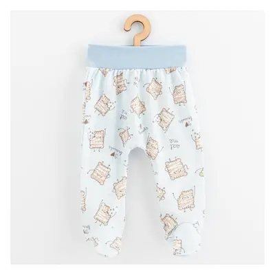 Dětské bavlněné polodupačky New Baby Biscuits modrá 80 (9-12m)