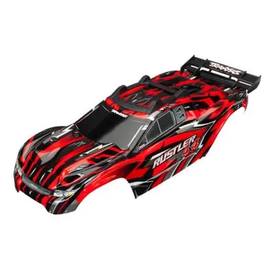 Traxxas karosérie červená: Rustler 4x4