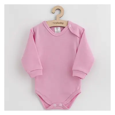 Dětské bavlněné body New Baby růžové 80 (9-12m)