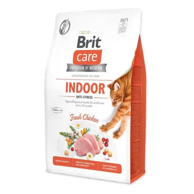 Krmivo Brit Care Cat Grain-Free Indoor Anti-stress 2kg