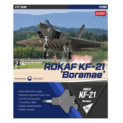 Model Kit letadlo 12585 - ROKAF KF-21 "Boramae" (1:72)