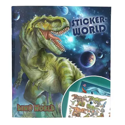 Sticker World - Dino World, Kreativní sešit se samolepkami