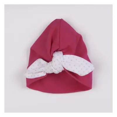 Dívčí čepička turban New Baby For Girls dots 68 (4-6m)