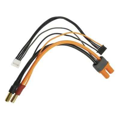 Spektrum nabíjecí kabel IC5 baterie - 5mm samec zlacený 15cm