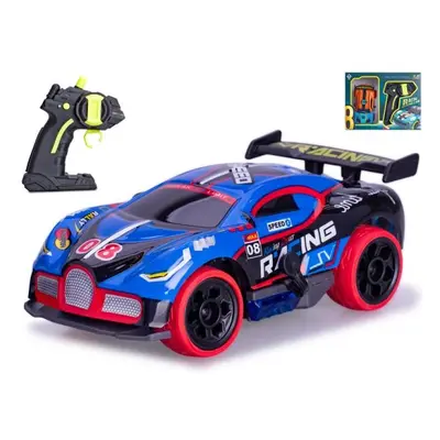 R/C auto závodní 13cm 1:32 2,4GHz plná funkce na baterie se světlem