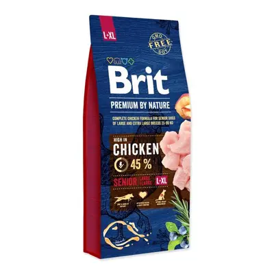 Krmivo Brit Premium by Nature senior L+XL 15kg