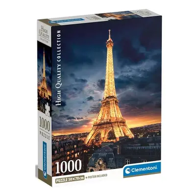 Clementoni - Puzzle 1000 Tour Eiffel