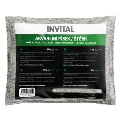 Akvarijní písek bílý 0,8-1,2 mm 3 kg