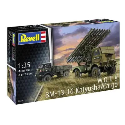 Plastikový model vojenského 03338 - BM-13-16 na WOT 8 (1:35)