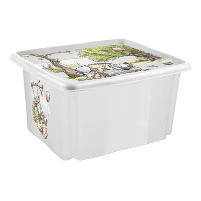 Úložný box s víkem malý "Winnie", Transparent II