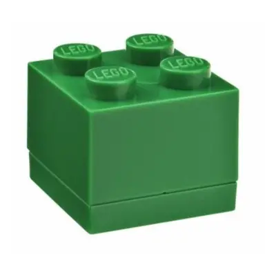 LEGO® mini box 4 - tmavě zelená 46 x 46 x 43 mm