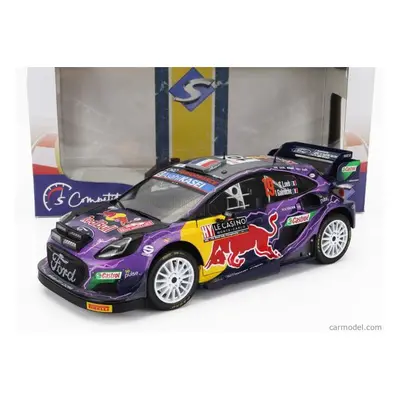 1:18 FORD PUMA RALLY1 HYBRID PURPLE RED BULL RALLYE MONTECARLO 2022