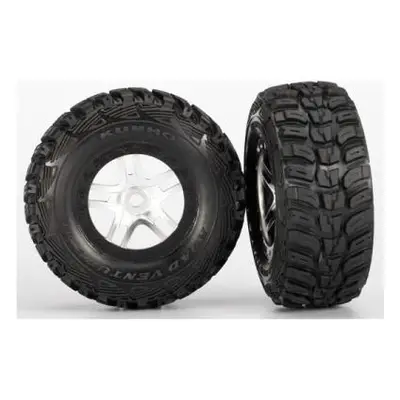 Traxxas kolo 2.2/3.0", disk SCT Split-Spoke saténový-černý, pneu Kumho S1 (2)