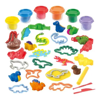 Playgo Plastelína dinosaurus 6x56g