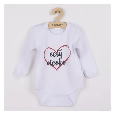 Body s potiskem New Baby celý tatínek 50