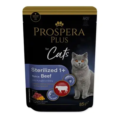 Kapsička Prospera Plus Sterilized 1+, Hovězí, Dýně 85g