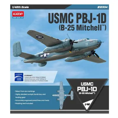 Model Kit letadlo 12334 - USMC PBJ-1D (B-25 Mitchell) (1:48)