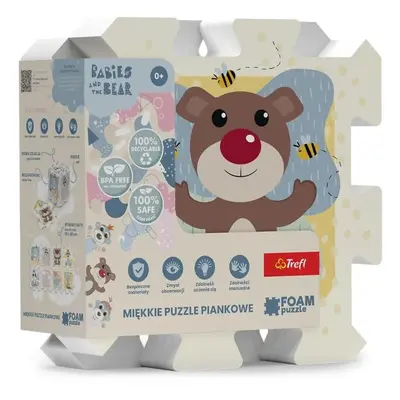 Trefl penové puzzle Treflíkovci a medvídek