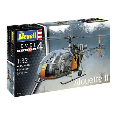 Plastic ModelKit vrtulník 03804 - Alouette II (1:32)