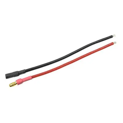 Konektor zlacený 3.5mm s kabelem kabel 14AWG 10cm (1 pár)