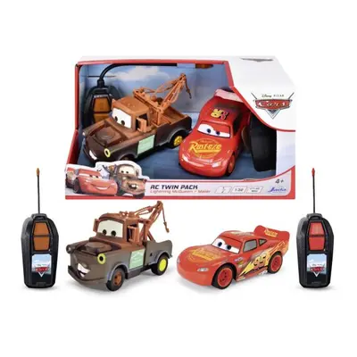 RC auta Blesk McQueen a Burák Twin Pack 1:32, 14 cm