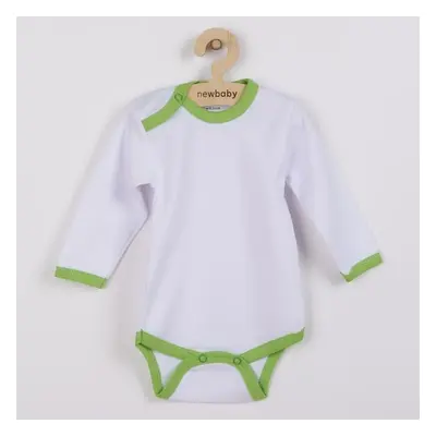 Kojenecké body New Baby se zeleným lemem 68 (4-6m)