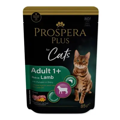 Kapsička Prospera Plus Adult 1+, Jehněčí, Dýně 85g