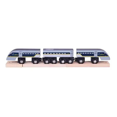 Bigjigs Rail Rychlík Eurostar E320 + 3 koleje