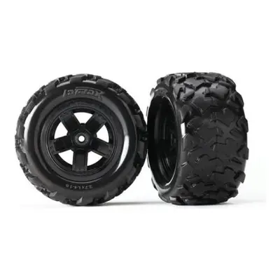 Traxxas kolo, disk 5-spoke, pneu Teton (2)