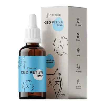 Olej CBD 5% příchuť tuňák 10ml