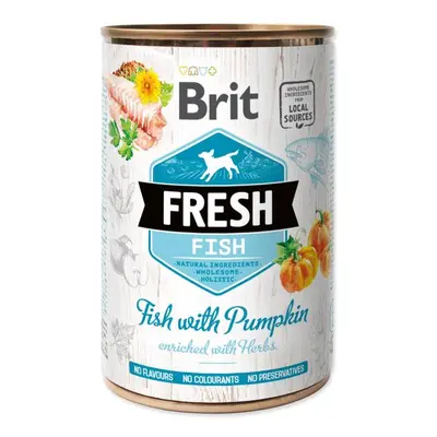 Konzerva Brit Fresh ryby s dýní 400g