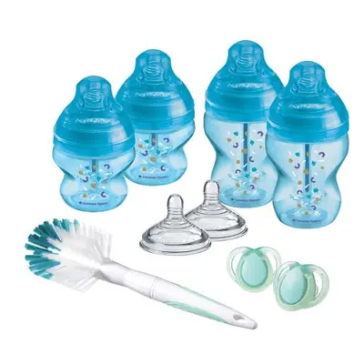 Set kojeneckých lahví advanced ANTI-COLIC, smíšené velikosti 9ks, Modrá