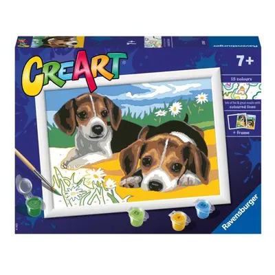 Ravensburger CreArt Štěňátka Jacka Russella