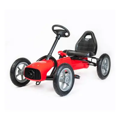 Dětská šlapací motokára Go-kart Baby Mix Buggy červená