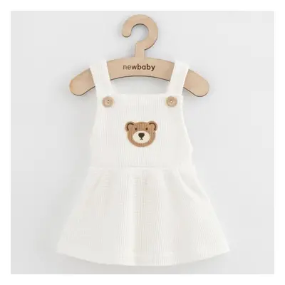 Dětská šatička na ramínka New Baby Luxury clothing Laura bílá, 80 (9-12m)