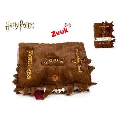 Harry Potter - kniha Příšerná kniha příšer plyšová 32cm na baterie se zvukem