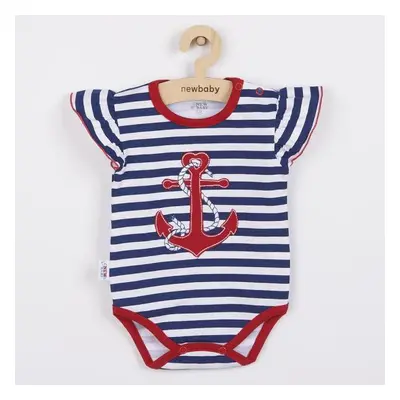 Dívčí body s krátkým rukávem New Baby Marine 68 (4-6m)