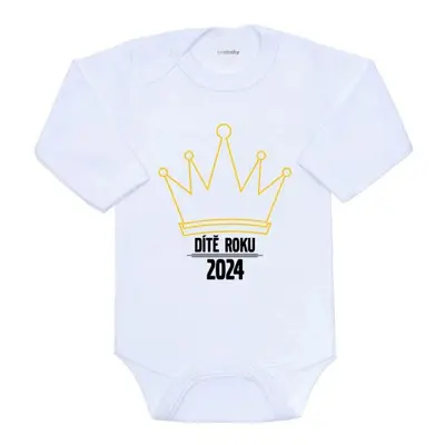 Body s potiskem New Baby Dítě roku 2024 80 (9-12m)