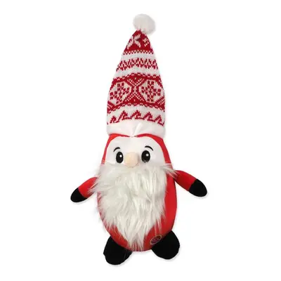 Hračka Dog Fantasy Winter Tale Santa s čepicí, pískací 40cm