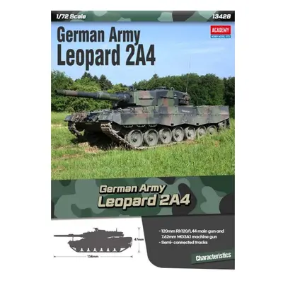 Model Kit tank 13428 - Německá armáda Leopard 2A4 (1:72)